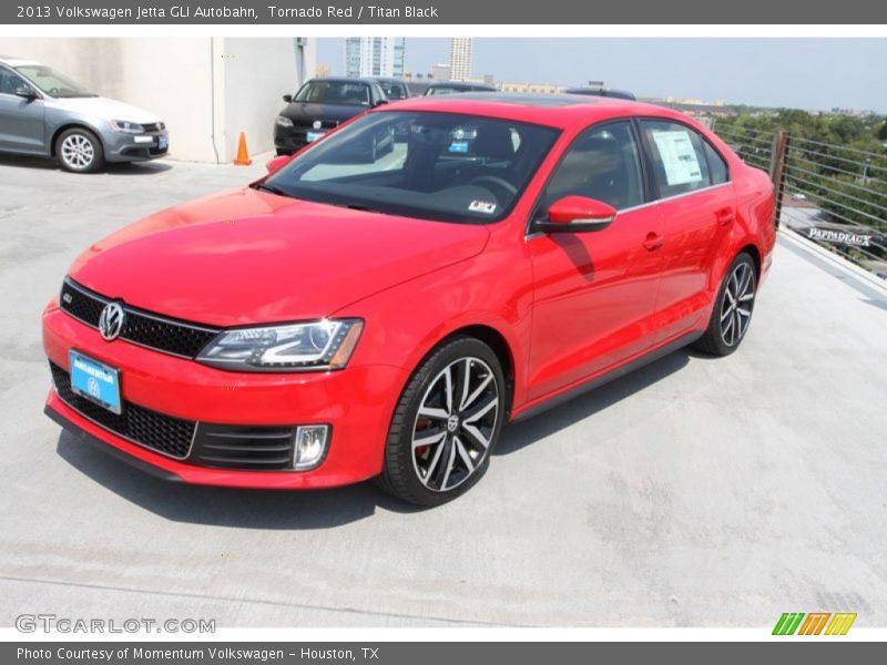 Tornado Red / Titan Black 2013 Volkswagen Jetta GLI Autobahn