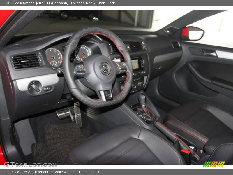 Tornado Red / Titan Black 2013 Volkswagen Jetta GLI Autobahn