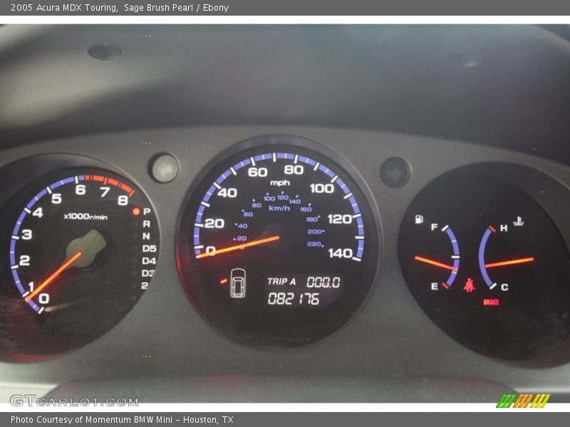 Sage Brush Pearl / Ebony 2005 Acura MDX Touring