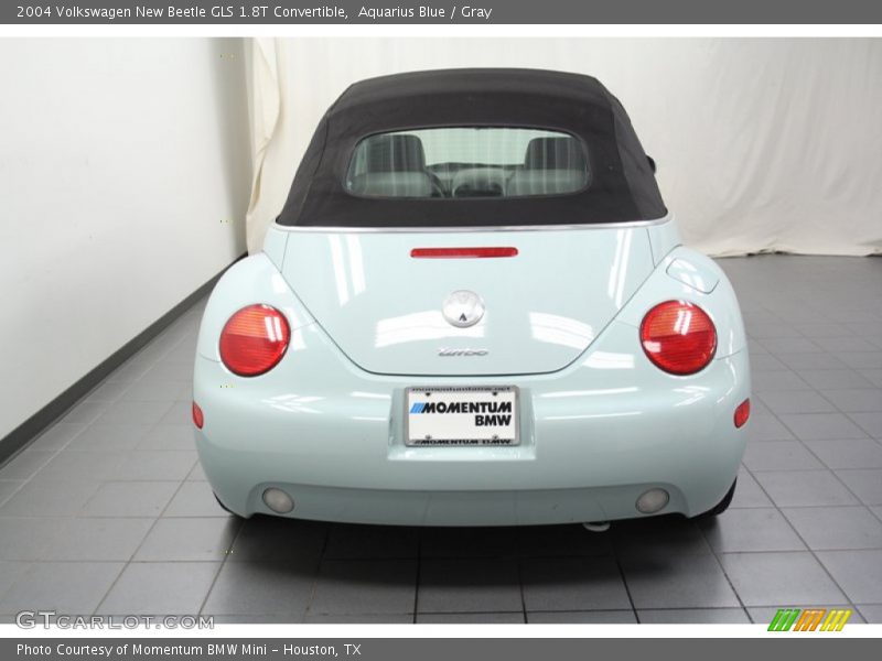 Aquarius Blue / Gray 2004 Volkswagen New Beetle GLS 1.8T Convertible