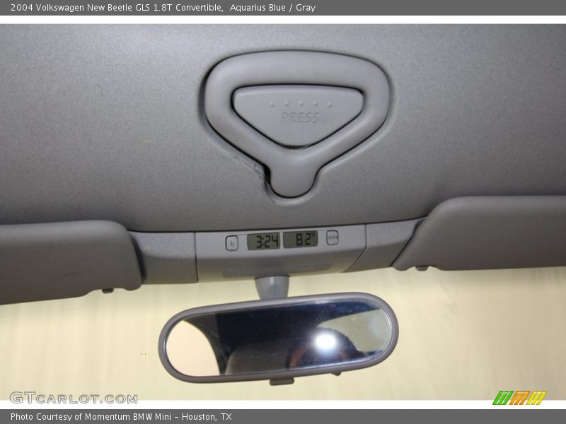 Aquarius Blue / Gray 2004 Volkswagen New Beetle GLS 1.8T Convertible