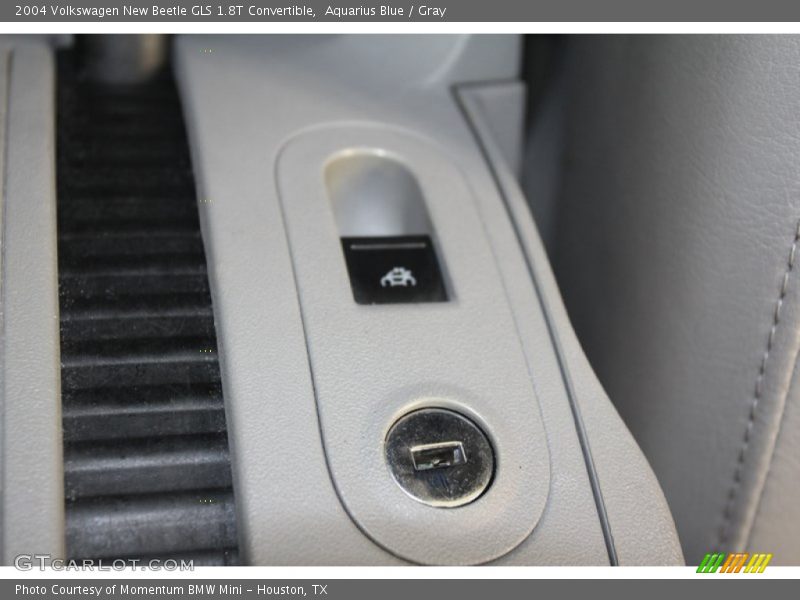 Aquarius Blue / Gray 2004 Volkswagen New Beetle GLS 1.8T Convertible