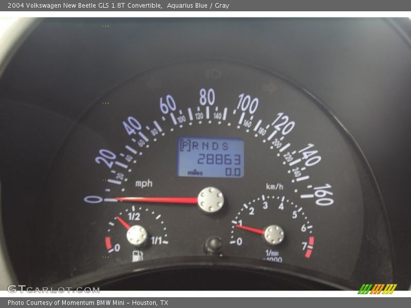  2004 New Beetle GLS 1.8T Convertible GLS 1.8T Convertible Gauges
