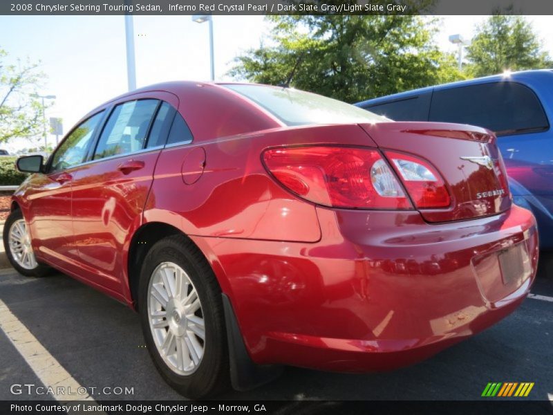 Inferno Red Crystal Pearl / Dark Slate Gray/Light Slate Gray 2008 Chrysler Sebring Touring Sedan