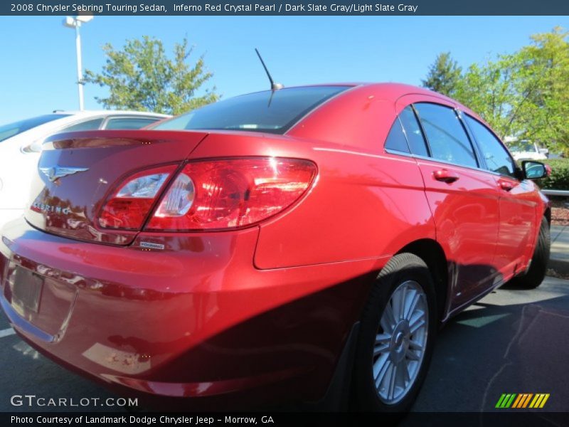Inferno Red Crystal Pearl / Dark Slate Gray/Light Slate Gray 2008 Chrysler Sebring Touring Sedan