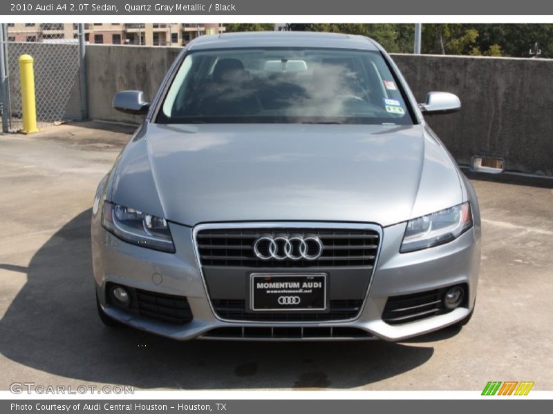 Quartz Gray Metallic / Black 2010 Audi A4 2.0T Sedan