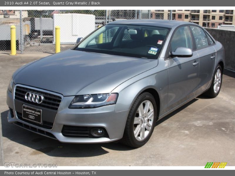Quartz Gray Metallic / Black 2010 Audi A4 2.0T Sedan