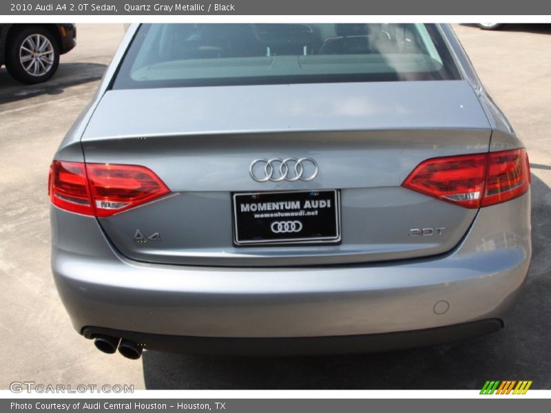 Quartz Gray Metallic / Black 2010 Audi A4 2.0T Sedan