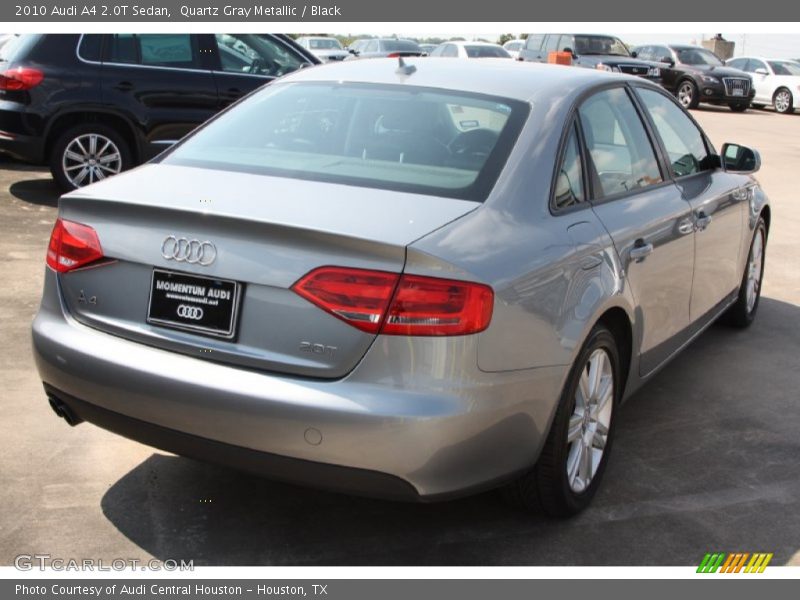 Quartz Gray Metallic / Black 2010 Audi A4 2.0T Sedan