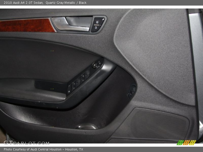 Quartz Gray Metallic / Black 2010 Audi A4 2.0T Sedan
