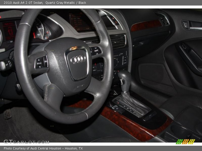 Quartz Gray Metallic / Black 2010 Audi A4 2.0T Sedan