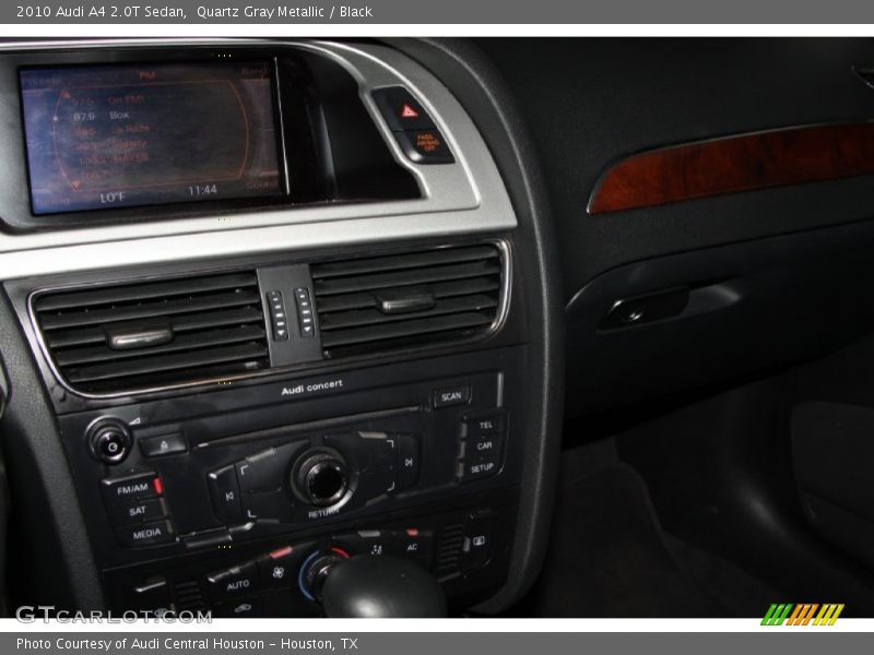 Quartz Gray Metallic / Black 2010 Audi A4 2.0T Sedan