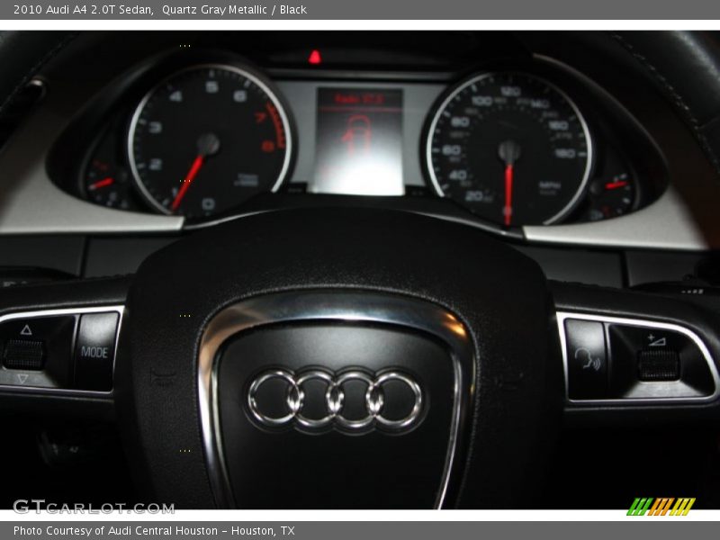 Quartz Gray Metallic / Black 2010 Audi A4 2.0T Sedan