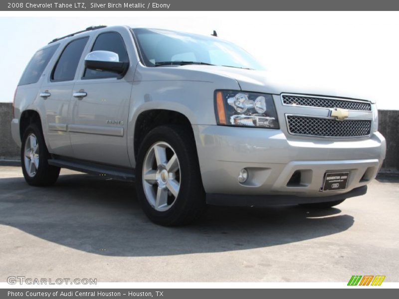 Silver Birch Metallic / Ebony 2008 Chevrolet Tahoe LTZ