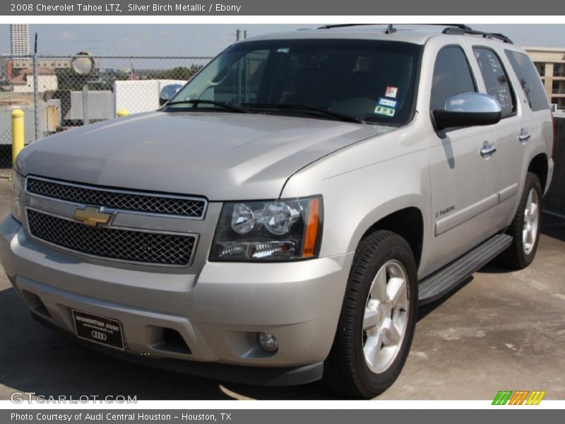Silver Birch Metallic / Ebony 2008 Chevrolet Tahoe LTZ