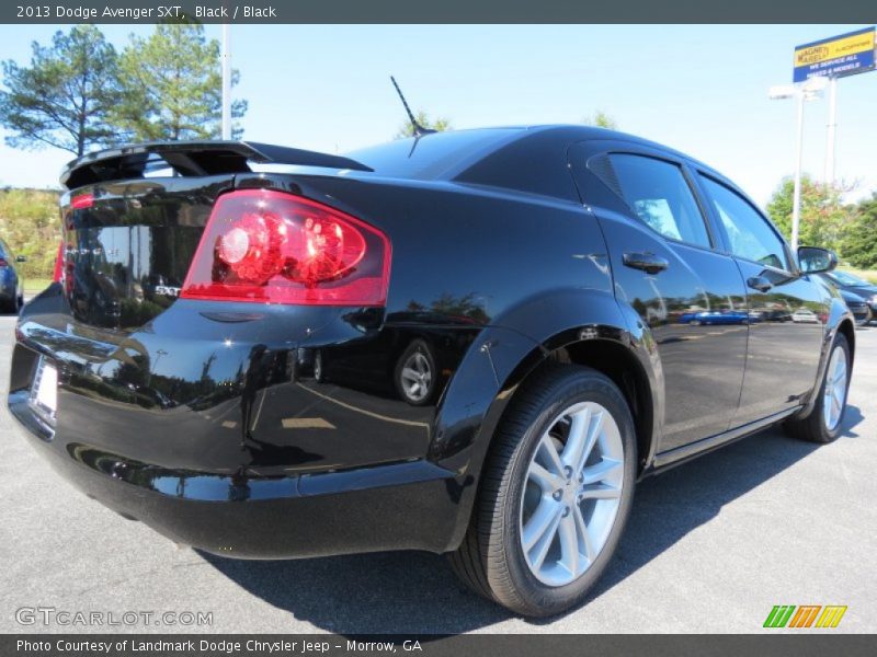Black / Black 2013 Dodge Avenger SXT
