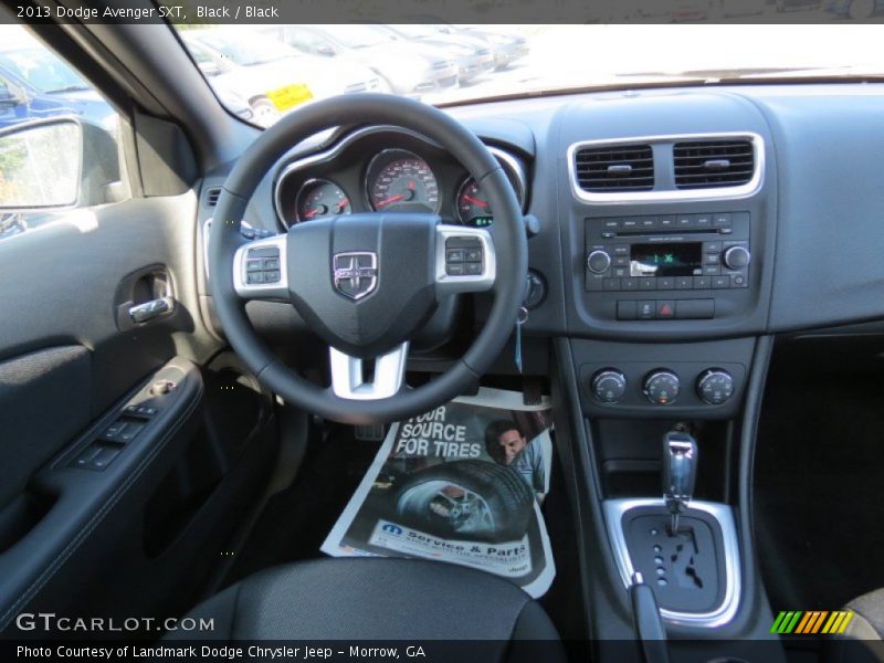 Black / Black 2013 Dodge Avenger SXT
