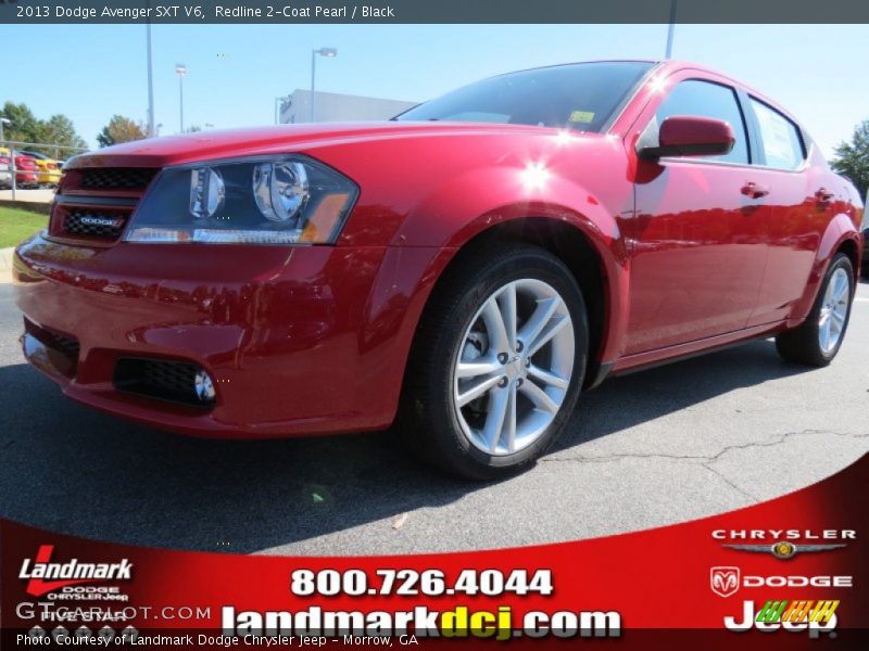 Redline 2-Coat Pearl / Black 2013 Dodge Avenger SXT V6