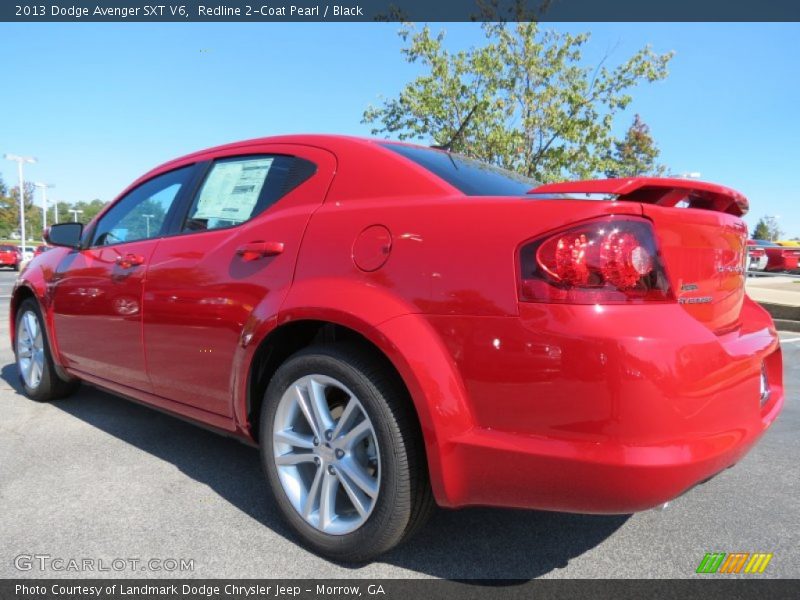 Redline 2-Coat Pearl / Black 2013 Dodge Avenger SXT V6