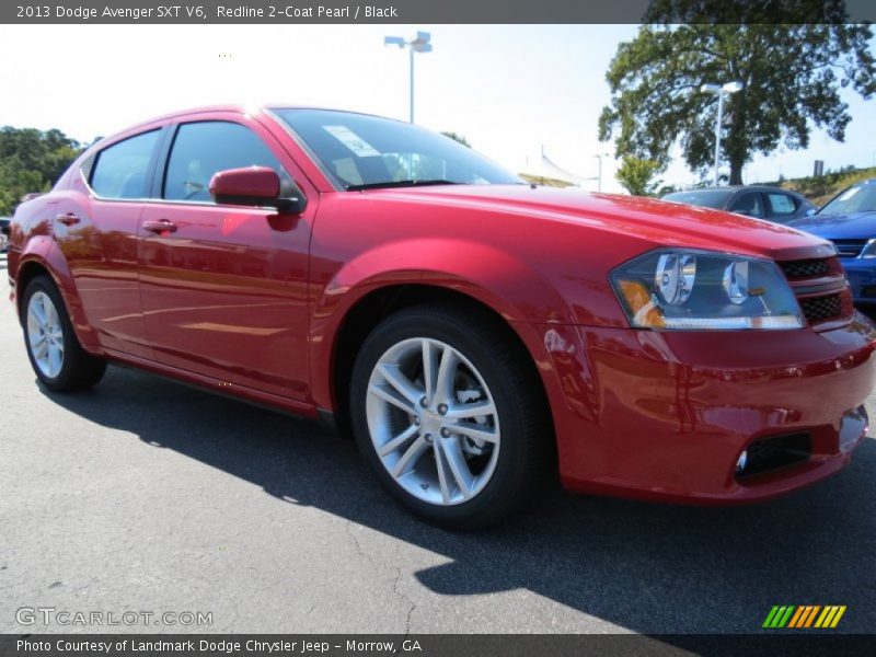 Redline 2-Coat Pearl / Black 2013 Dodge Avenger SXT V6