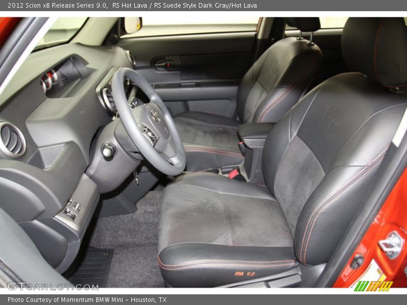  2012 xB Release Series 9.0 RS Suede Style Dark Gray/Hot Lava Interior