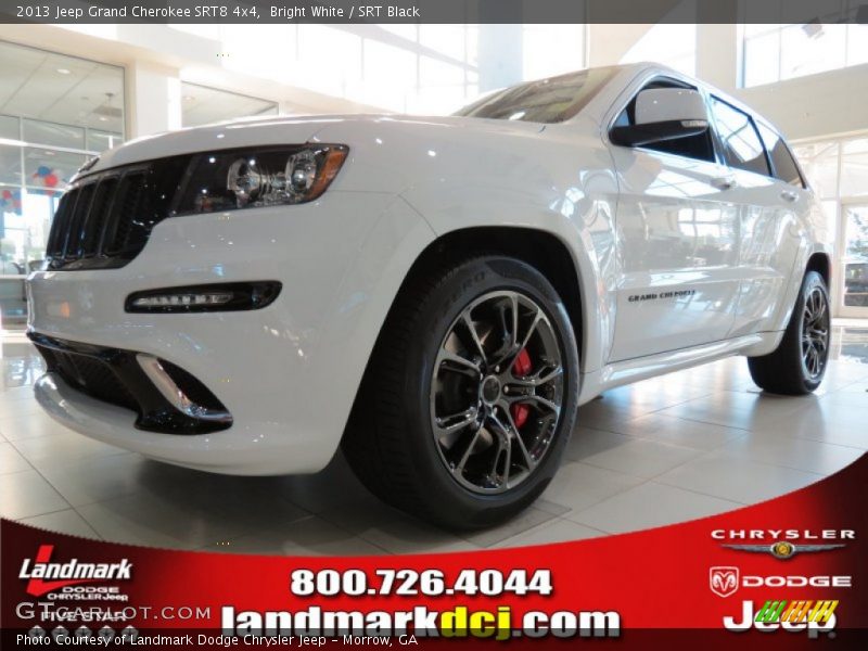 Bright White / SRT Black 2013 Jeep Grand Cherokee SRT8 4x4
