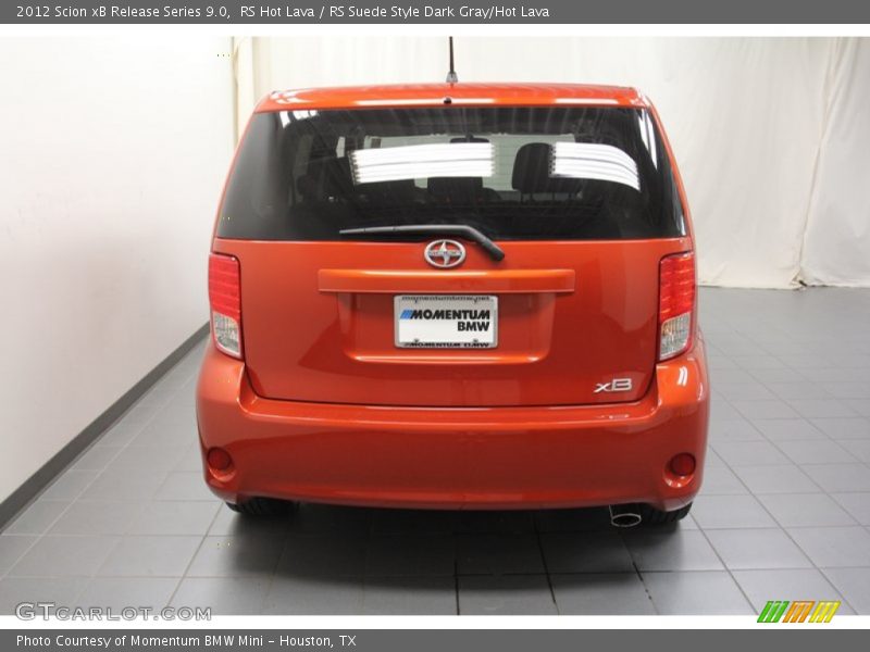 RS Hot Lava / RS Suede Style Dark Gray/Hot Lava 2012 Scion xB Release Series 9.0