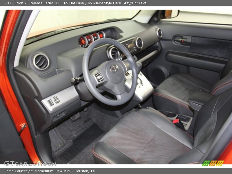 RS Suede Style Dark Gray/Hot Lava Interior - 2012 xB Release Series 9.0 