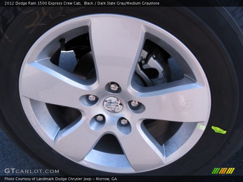 Black / Dark Slate Gray/Medium Graystone 2012 Dodge Ram 1500 Express Crew Cab