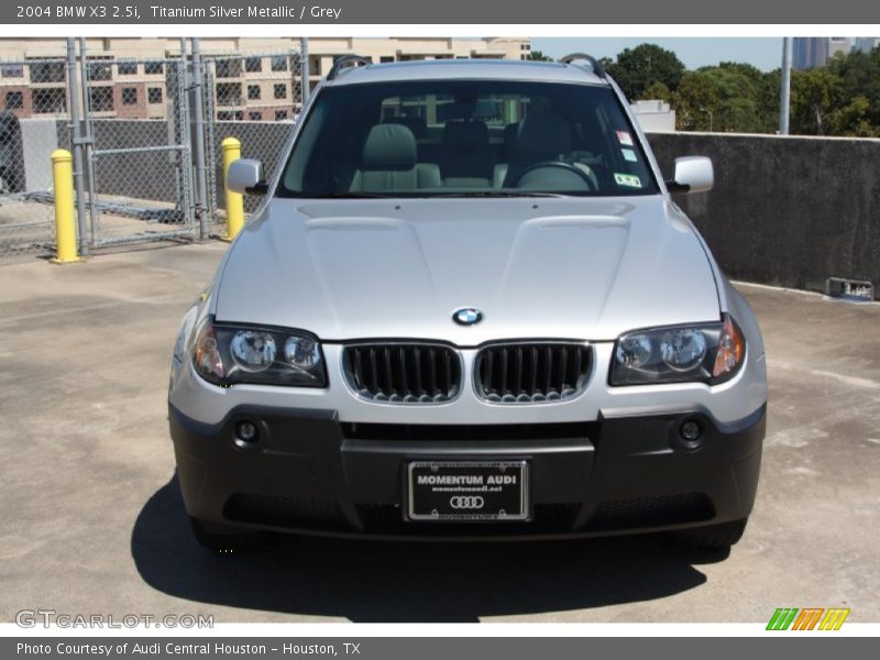 Titanium Silver Metallic / Grey 2004 BMW X3 2.5i