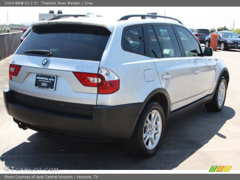 Titanium Silver Metallic / Grey 2004 BMW X3 2.5i