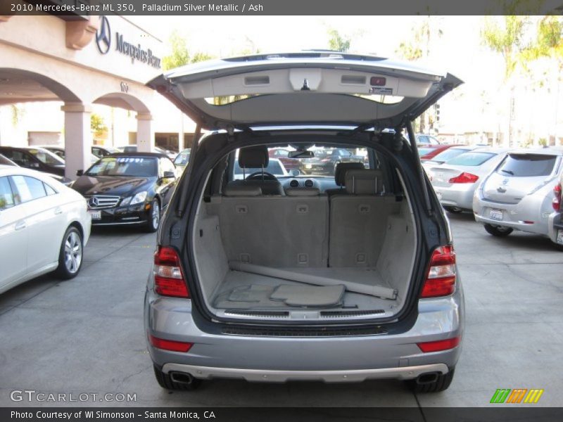 Palladium Silver Metallic / Ash 2010 Mercedes-Benz ML 350