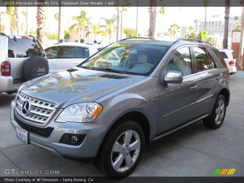Palladium Silver Metallic / Ash 2010 Mercedes-Benz ML 350