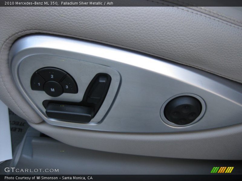 Palladium Silver Metallic / Ash 2010 Mercedes-Benz ML 350