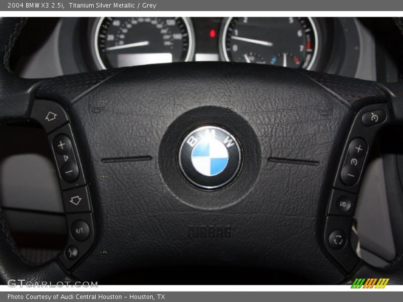 Titanium Silver Metallic / Grey 2004 BMW X3 2.5i