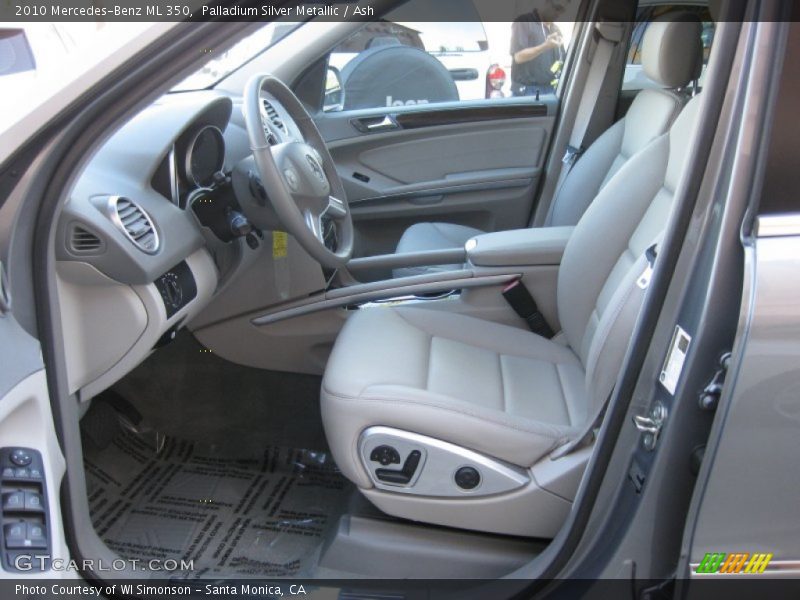 Palladium Silver Metallic / Ash 2010 Mercedes-Benz ML 350