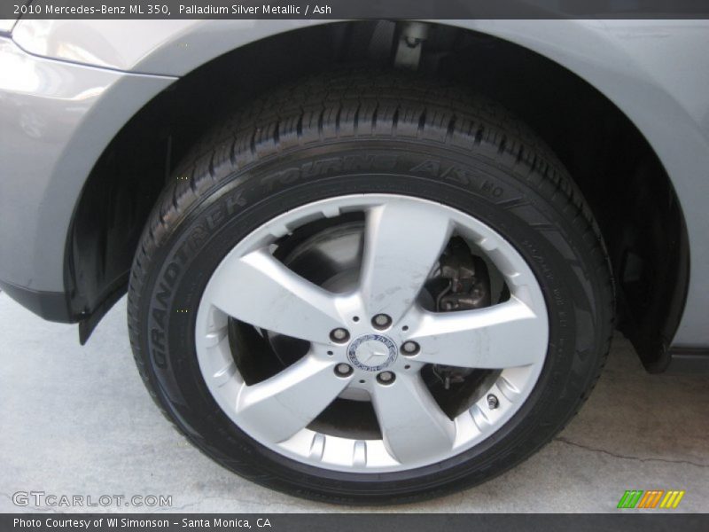 Palladium Silver Metallic / Ash 2010 Mercedes-Benz ML 350