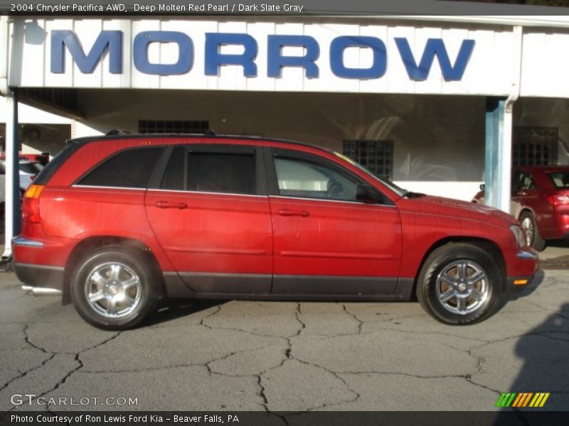 Deep Molten Red Pearl / Dark Slate Gray 2004 Chrysler Pacifica AWD