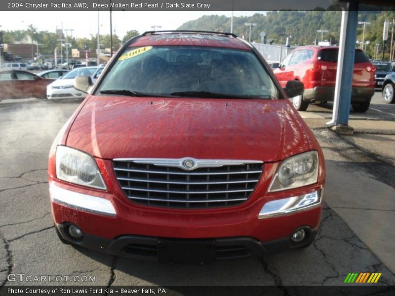 Deep Molten Red Pearl / Dark Slate Gray 2004 Chrysler Pacifica AWD