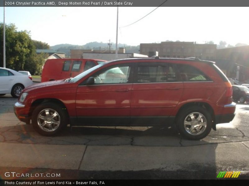Deep Molten Red Pearl / Dark Slate Gray 2004 Chrysler Pacifica AWD