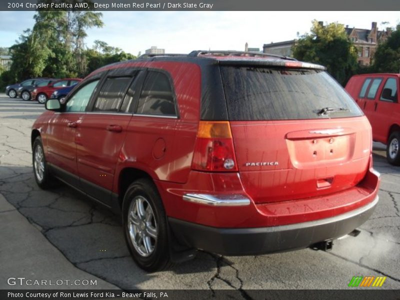 Deep Molten Red Pearl / Dark Slate Gray 2004 Chrysler Pacifica AWD