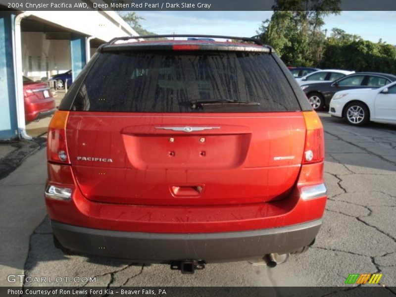 Deep Molten Red Pearl / Dark Slate Gray 2004 Chrysler Pacifica AWD