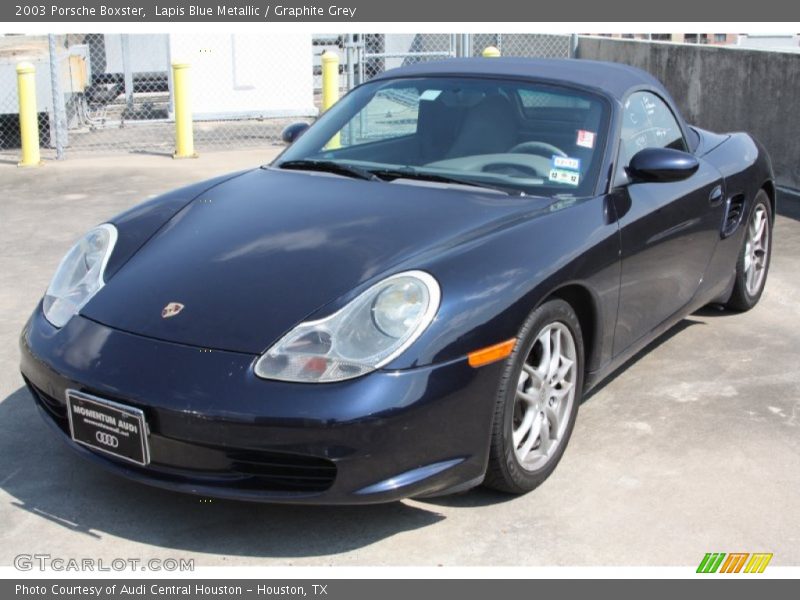 Lapis Blue Metallic / Graphite Grey 2003 Porsche Boxster