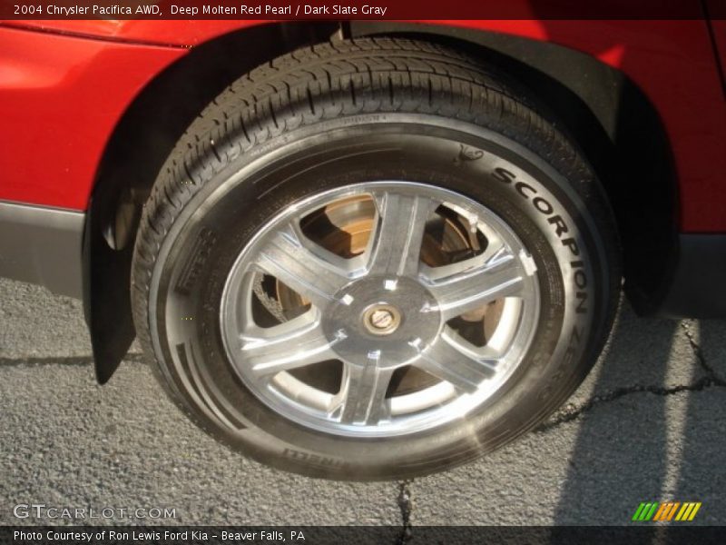 Deep Molten Red Pearl / Dark Slate Gray 2004 Chrysler Pacifica AWD