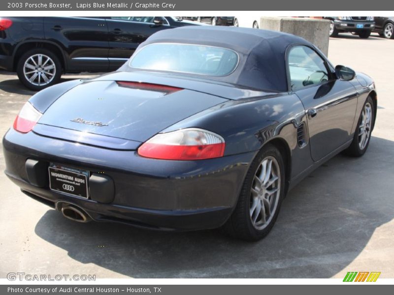 Lapis Blue Metallic / Graphite Grey 2003 Porsche Boxster