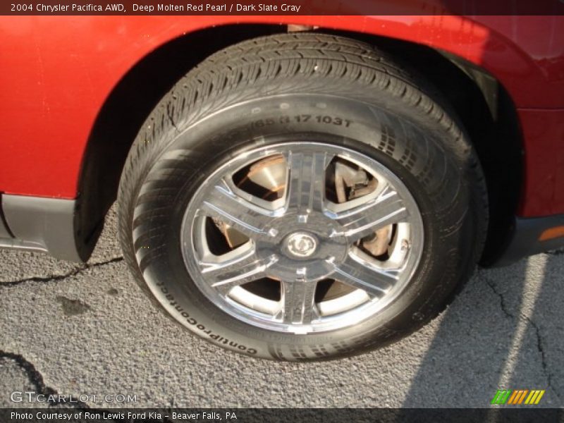 Deep Molten Red Pearl / Dark Slate Gray 2004 Chrysler Pacifica AWD