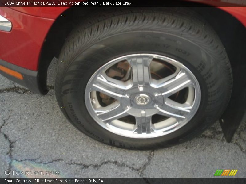 Deep Molten Red Pearl / Dark Slate Gray 2004 Chrysler Pacifica AWD