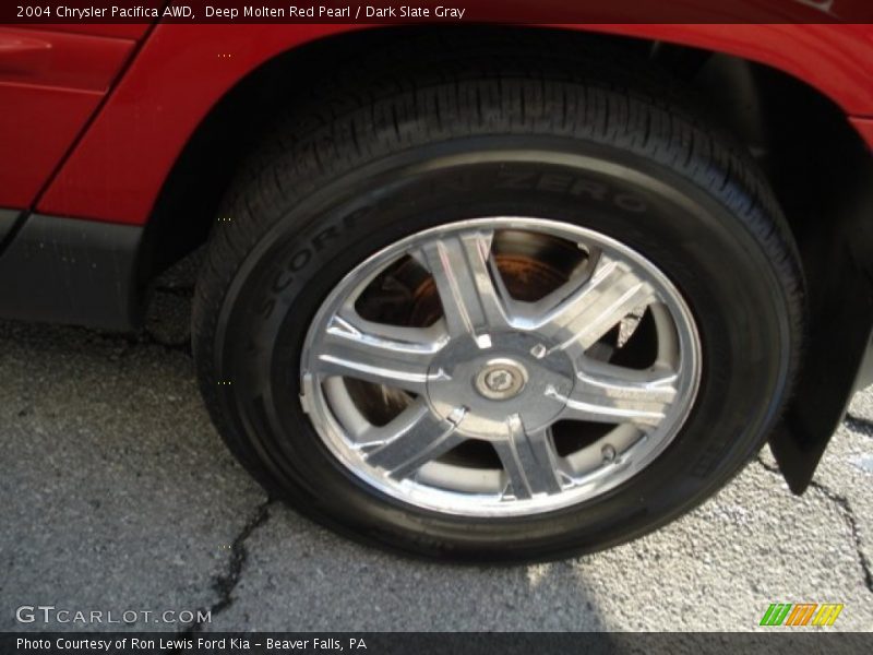 Deep Molten Red Pearl / Dark Slate Gray 2004 Chrysler Pacifica AWD