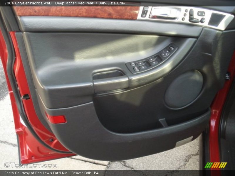 Deep Molten Red Pearl / Dark Slate Gray 2004 Chrysler Pacifica AWD