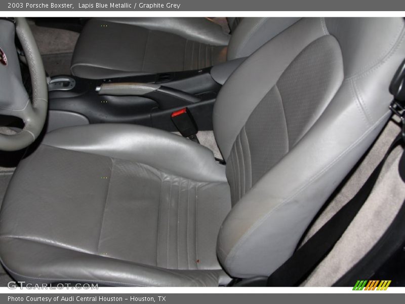 Lapis Blue Metallic / Graphite Grey 2003 Porsche Boxster